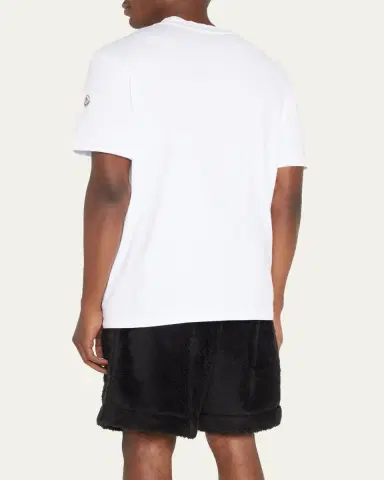 Moncler Men's Logo-Neck T-Shirt | Thumbnail 3 Moncler Men's Logo-Neck T-Shirt | Thumbnail 3