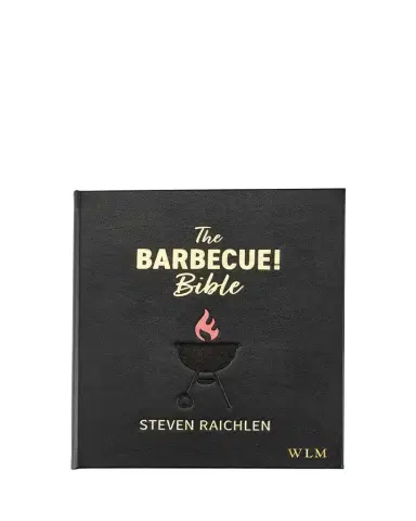 Graphic Image "The Barbecue Bible" Leather Bound Book by Steven Raichlen, Personalized | Thumbnail 1 Graphic Image "The Barbecue Bible" Leather Bound Book by Steven Raichlen, Personalized | Thumbnail 1