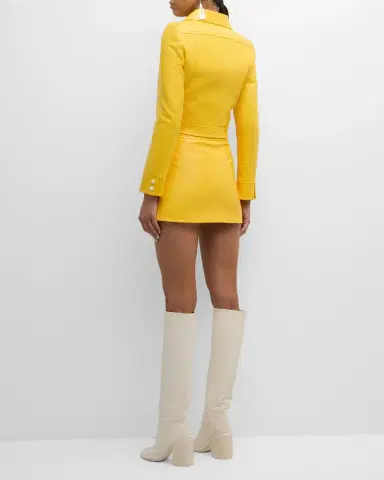 Courrèges Textured Vinyl Crop Jacket | Thumbnail 71 Courrèges Textured Vinyl Crop Jacket | Thumbnail 71