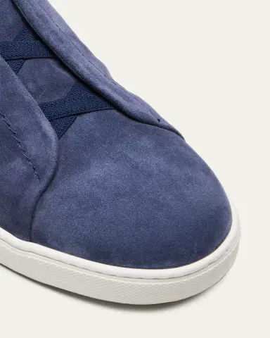 ZEGNA Men's Triple Stitch Suede Sneakers | Thumbnail 12 ZEGNA Men's Triple Stitch Suede Sneakers | Thumbnail 12