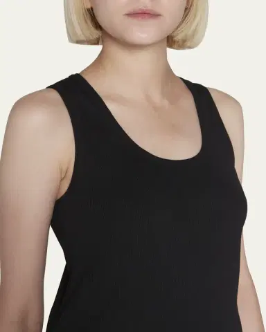 Bottega Veneta Dry Stretch Cotton Ribbed Tank Top | Thumbnail 5 Bottega Veneta Dry Stretch Cotton Ribbed Tank Top | Thumbnail 5