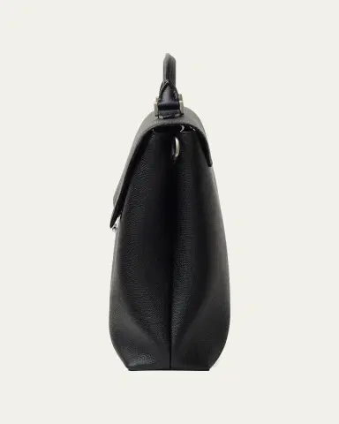 Valextra Men's Avietta Pebble Leather Briefcase | Thumbnail 3 Valextra Men's Avietta Pebble Leather Briefcase | Thumbnail 3
