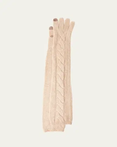 Eugenia Kim Coraline Cable Knit Cashmere-Blend Gloves | Thumbnail 2 Eugenia Kim Coraline Cable Knit Cashmere-Blend Gloves | Thumbnail 2
