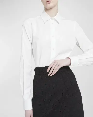 Dolce & Gabbana Poplin Classic-Fit Collared Shirt | Thumbnail 6 Dolce & Gabbana Poplin Classic-Fit Collared Shirt | Thumbnail 6