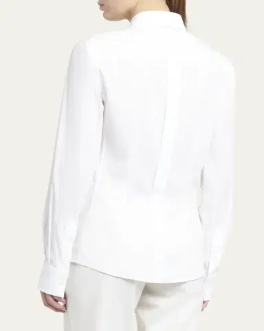 Dolce & Gabbana Poplin Classic-Fit Collared Shirt | Thumbnail 9 Dolce & Gabbana Poplin Classic-Fit Collared Shirt | Thumbnail 9