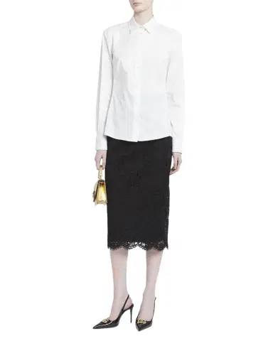 Dolce & Gabbana Poplin Classic-Fit Collared Shirt | Thumbnail 1 Dolce & Gabbana Poplin Classic-Fit Collared Shirt | Thumbnail 1
