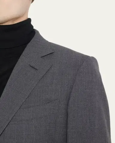 Tom Ford Men's O'Connor Solid Wool Suit | Thumbnail 4 Tom Ford Men's O'Connor Solid Wool Suit | Thumbnail 4