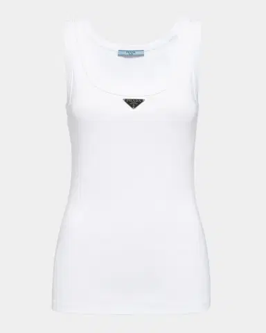 Prada Runway Logo Tank Top | Thumbnail 5 Prada Runway Logo Tank Top | Thumbnail 5