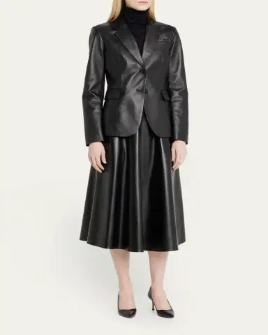 Altuzarra Fenice Tailored Leather Jacket | Thumbnail 2 Altuzarra Fenice Tailored Leather Jacket | Thumbnail 2