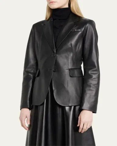 Altuzarra Fenice Tailored Leather Jacket | Thumbnail 4 Altuzarra Fenice Tailored Leather Jacket | Thumbnail 4