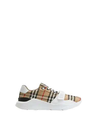Burberry Men's Vintage Check Canvas Low-Top Sneakers | Thumbnail 1 Burberry Men's Vintage Check Canvas Low-Top Sneakers | Thumbnail 1