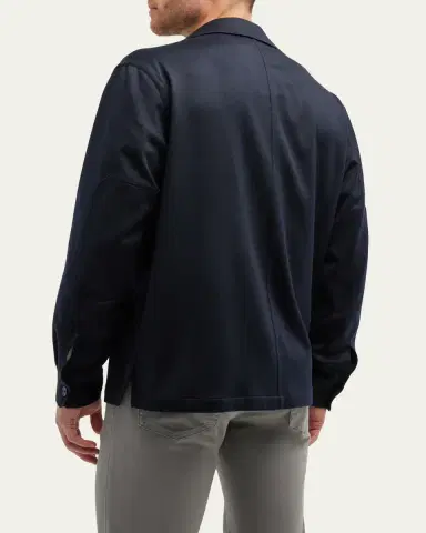 ZEGNA Men's Cashmere Overshirt | Thumbnail 10 ZEGNA Men's Cashmere Overshirt | Thumbnail 10