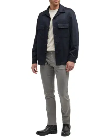 ZEGNA Men's Cashmere Overshirt | Thumbnail 1 ZEGNA Men's Cashmere Overshirt | Thumbnail 1