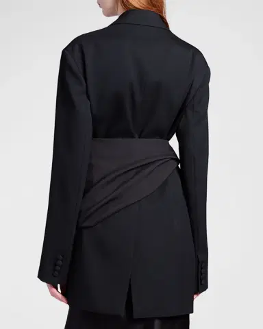 THE ROW Obine Oversized Wool Jacket | Thumbnail 2 THE ROW Obine Oversized Wool Jacket | Thumbnail 2