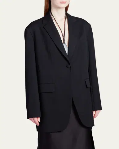 THE ROW Obine Oversized Wool Jacket | Thumbnail 8 THE ROW Obine Oversized Wool Jacket | Thumbnail 8