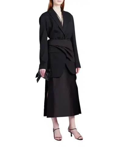 THE ROW Obine Oversized Wool Jacket | Thumbnail 1 THE ROW Obine Oversized Wool Jacket | Thumbnail 1