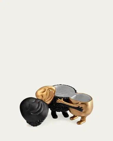 L'Objet Haas Huggers Box, Black/Gold | Thumbnail 5 L'Objet Haas Huggers Box, Black/Gold | Thumbnail 5