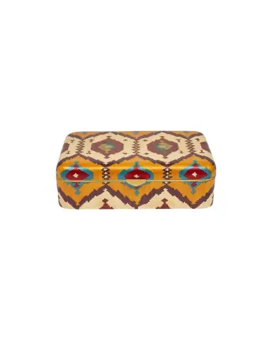 Silvia Furmanovich Silk Road Marquetry Box With Ikat Pattern | Thumbnail 1 Silvia Furmanovich Silk Road Marquetry Box With Ikat Pattern | Thumbnail 1
