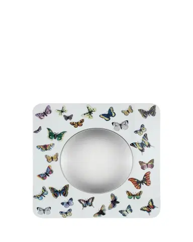 Fornasetti Farfalle Convex Mirror with Square Frame | Thumbnail 1 Fornasetti Farfalle Convex Mirror with Square Frame | Thumbnail 1