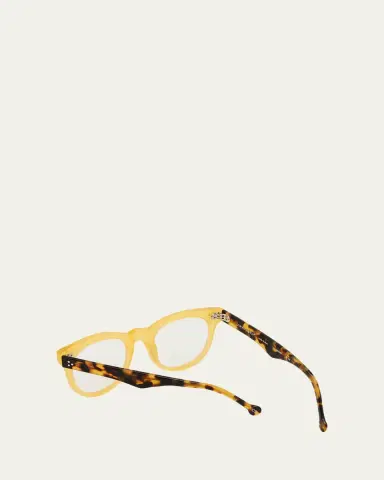 Colors In Optics Blue Light Blocking Two-Tone Round Acetate Readers | Thumbnail 3 Colors In Optics Blue Light Blocking Two-Tone Round Acetate Readers | Thumbnail 3