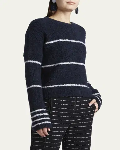 Giorgio Armani Striped Cashmere Pullover | Thumbnail 8 Giorgio Armani Striped Cashmere Pullover | Thumbnail 8