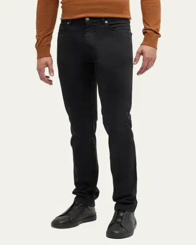 Zegna Men's 5-Pocket Stretch Pants | Thumbnail 4 Zegna Men's 5-Pocket Stretch Pants | Thumbnail 4