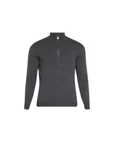 Kiton Men's Wool Half-Zip Sweater | Thumbnail 1 Kiton Men's Wool Half-Zip Sweater | Thumbnail 1