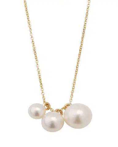 Sophie Bille Brahe 14K Recycled Yellow Gold Stella Necklace with Freshwater Pearls | Thumbnail 1 Sophie Bille Brahe 14K Recycled Yellow Gold Stella Necklace with Freshwater Pearls | Thumbnail 1