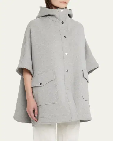 FAZ Lola Hooded Cape Coat | Thumbnail 9 FAZ Lola Hooded Cape Coat | Thumbnail 9