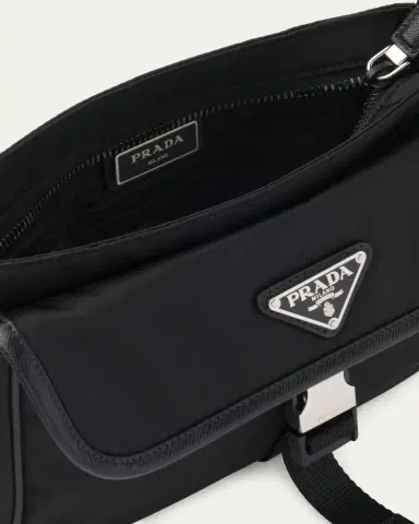 Prada Men's Nylon Crossbody Bag | Thumbnail 3 Prada Men's Nylon Crossbody Bag | Thumbnail 3