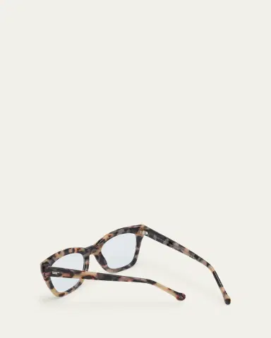 Colors In Optics CXB130 Oat Blue Blocking Acetate Rectangle Glasses | Thumbnail 3 Colors In Optics CXB130 Oat Blue Blocking Acetate Rectangle Glasses | Thumbnail 3