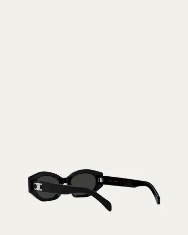 CELINE Triomphe Logo Acetate Cat-Eye Sunglasses | Thumbnail 4 CELINE Triomphe Logo Acetate Cat-Eye Sunglasses | Thumbnail 4