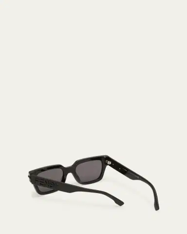 Fendi Men's Tonal Logo Acetate Square Sunglasses | Thumbnail 3 Fendi Men's Tonal Logo Acetate Square Sunglasses | Thumbnail 3