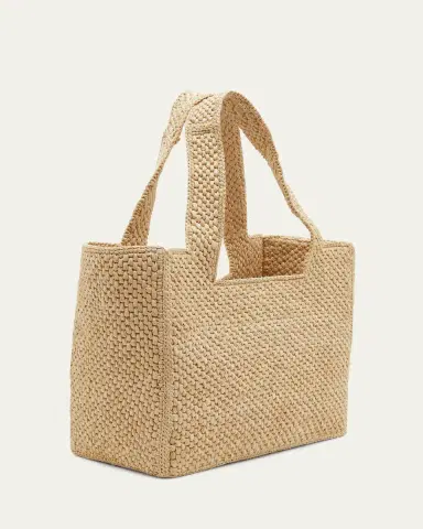 LOEWE x Paula's Ibiza Font Logo Medium Tote Bag in Raffia | Thumbnail 3 LOEWE x Paula's Ibiza Font Logo Medium Tote Bag in Raffia | Thumbnail 3