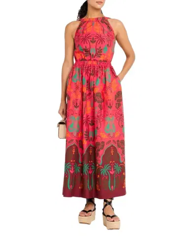 Cara Cara Colomba Sleeveless Open Tie-Back Maxi Dress | Thumbnail 1 Cara Cara Colomba Sleeveless Open Tie-Back Maxi Dress | Thumbnail 1