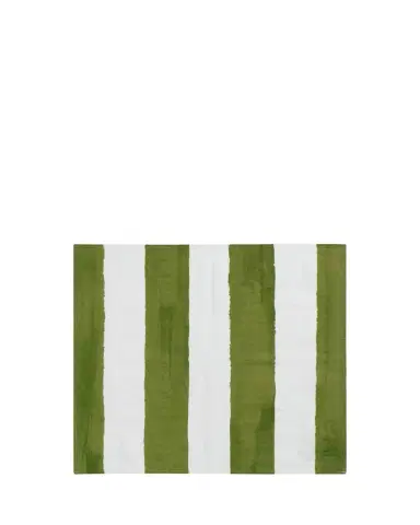 SUMMERILL & BISHOP Avocado Green Stripe Napkins, 20" Square | Thumbnail 1 SUMMERILL & BISHOP Avocado Green Stripe Napkins, 20" Square | Thumbnail 1