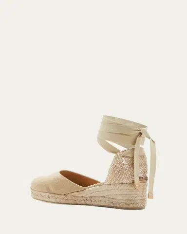 Castañer Carina Wrap-Around Espadrille Wedges | Thumbnail 3 Castañer Carina Wrap-Around Espadrille Wedges | Thumbnail 3