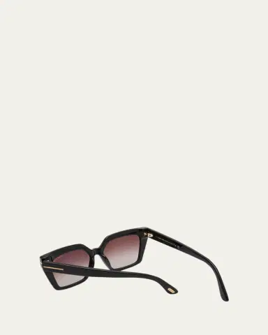Tom Ford Winona Acetate T-Logo Cat-Eye Sunglasses | Thumbnail 3 Tom Ford Winona Acetate T-Logo Cat-Eye Sunglasses | Thumbnail 3