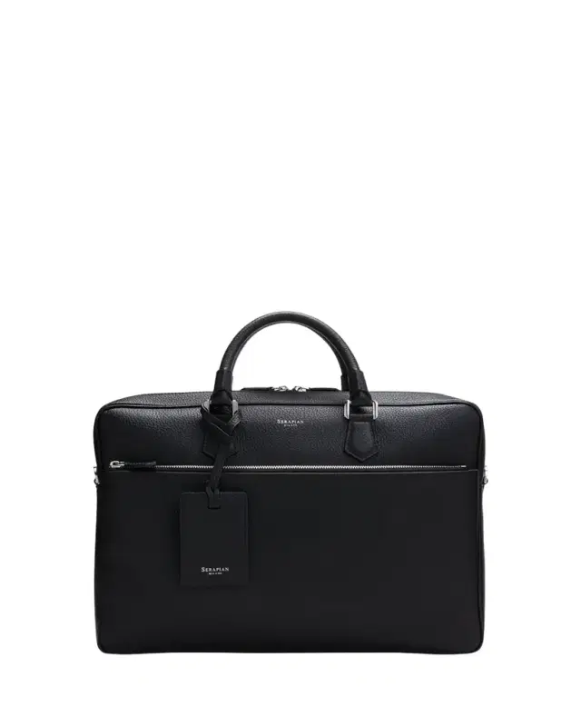 Men's Cachemire Leather Slim Briefcase Men's Cachemire Leather Slim Briefcase