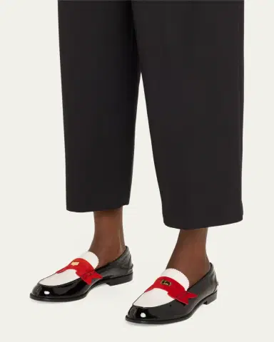 Christian Louboutin Donna Patent Penny Loafers | Thumbnail 2 Christian Louboutin Donna Patent Penny Loafers | Thumbnail 2