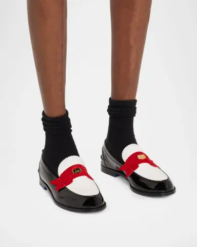 Christian Louboutin Donna Patent Penny Loafers | Thumbnail 6 Christian Louboutin Donna Patent Penny Loafers | Thumbnail 6
