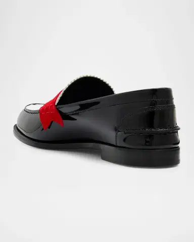 Christian Louboutin Donna Patent Penny Loafers | Thumbnail 8 Christian Louboutin Donna Patent Penny Loafers | Thumbnail 8