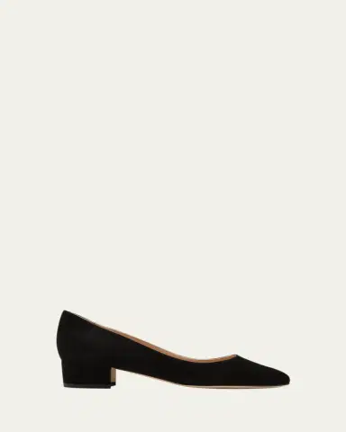 Manolo Blahnik Lista Suede Pumps | Thumbnail 6 Manolo Blahnik Lista Suede Pumps | Thumbnail 6
