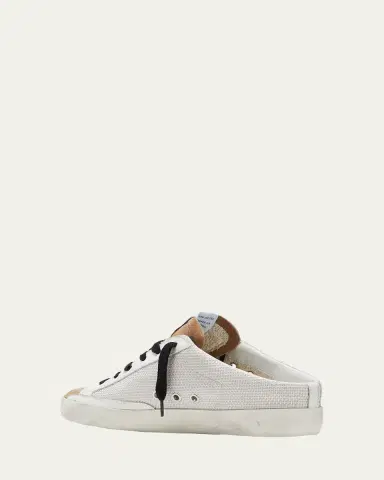 Golden Goose Super-Star Sabot Net Glitter Slide Sneakers | Thumbnail 2 Golden Goose Super-Star Sabot Net Glitter Slide Sneakers | Thumbnail 2