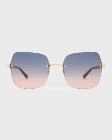 Barton Perreira Angie Black & Gold Mixed-Media Butterfly Sunglasses | Thumbnail 2 Barton Perreira Angie Black & Gold Mixed-Media Butterfly Sunglasses | Thumbnail 2