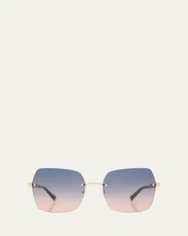 Barton Perreira Angie Black & Gold Mixed-Media Butterfly Sunglasses | Thumbnail 5 Barton Perreira Angie Black & Gold Mixed-Media Butterfly Sunglasses | Thumbnail 5