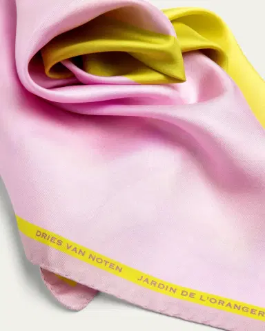 Dries Van Noten Jardin De L'Orangerie Silk Foulard | Thumbnail 2 Dries Van Noten Jardin De L'Orangerie Silk Foulard | Thumbnail 2