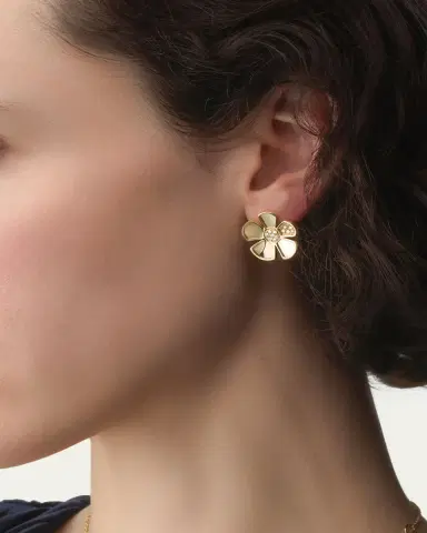 L. Klein 18k Gold Alessia Diamond Stud Earrings | Thumbnail 2 L. Klein 18k Gold Alessia Diamond Stud Earrings | Thumbnail 2