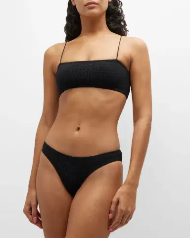 Toteme Smocked Bikini Top | Thumbnail 2 Toteme Smocked Bikini Top | Thumbnail 2