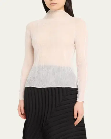 Issey Miyake Chiffon Twist-38 Sheer Top | Thumbnail 4 Issey Miyake Chiffon Twist-38 Sheer Top | Thumbnail 4